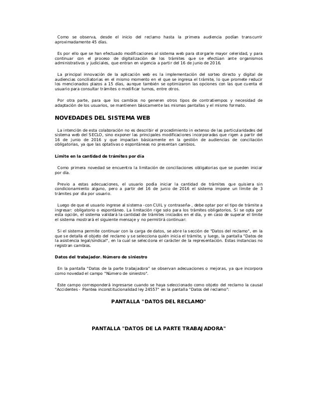 Modelo Conciliacion Laboral Ante Ministerio Trabajo Muitos Modelos