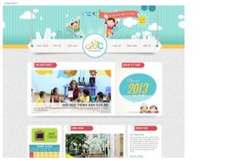Website ABC Kindergarten Da Nang City Vietnam 