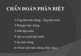 	Haäu quaû thuyeân taéc cuûa tró ngoaïi .	2-Tró ngoaïi : Söï phình leân ñaùm roái tónh maïch tró döôùi .