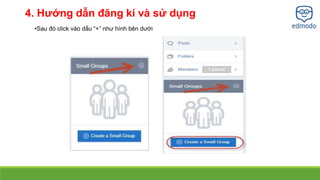 4. Hướng dẫn đăng kí và sử dụng 
•Sau đó click vào dấu “+” như hình bên dưới 
 