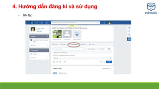 4. Hướng dẫn đăng kí và sử dụng 
- Bài tập 
 