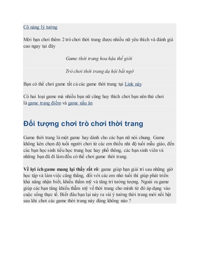 Tr Ch i Th i Trang Hay Nh t Tro Choi Thoi Trang H p D n Nh t Tr ch i th i trang hay nh t tro choi thoi trang h p d n nh t