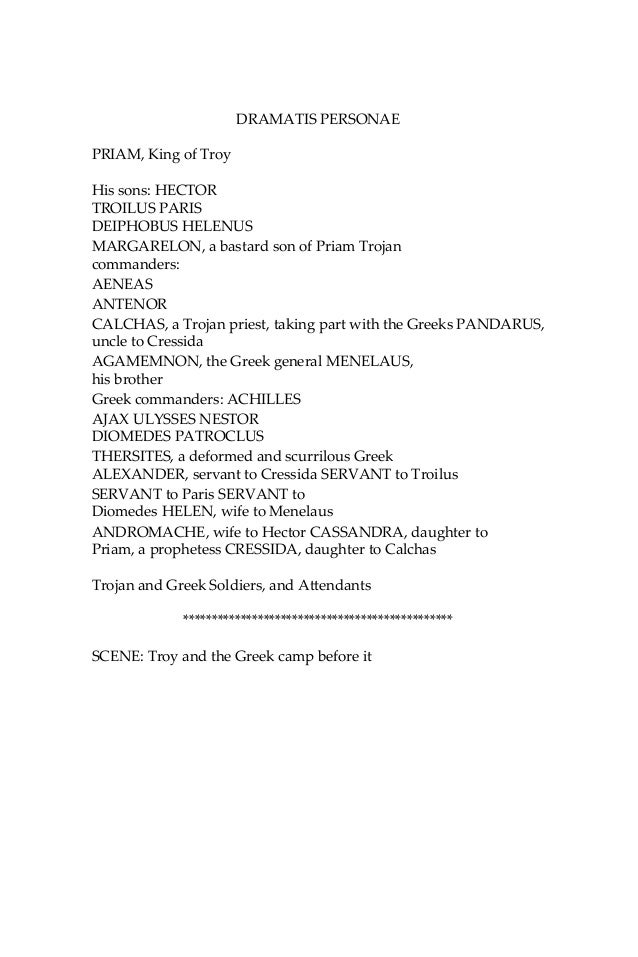an analysis of the play troilus and cressida by william shakespeare Troilus and cressida shakespeare homepage to tell you, fair beholders, that our play exeunt troilus and cressida. an analysis of the play troilus and cressida by william shakespeare Troilus and cressida shakespeare homepage to tell you, fair beholders, that our play exeunt troilus and cressida.