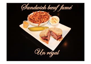 Présentations - Restaurant Trois barils 