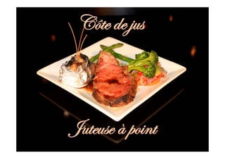 Présentations - Restaurant Trois barils 