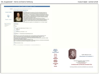 Die „Ausgabeseite“ 