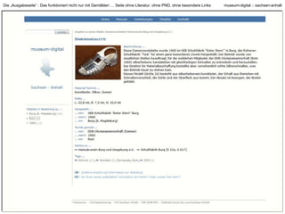 Die „Ausgabeseite“ : Große Bildansicht 