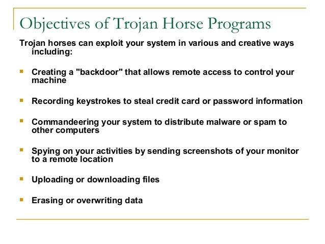 types of trojan virus