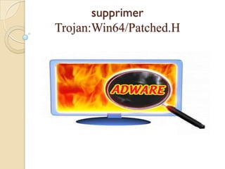 supprimer
Trojan:Win64/Patched.H

 