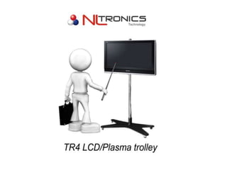beeldscherm Trolley presentatie door nltronics