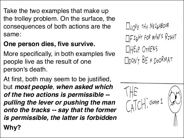 trolley problem examples