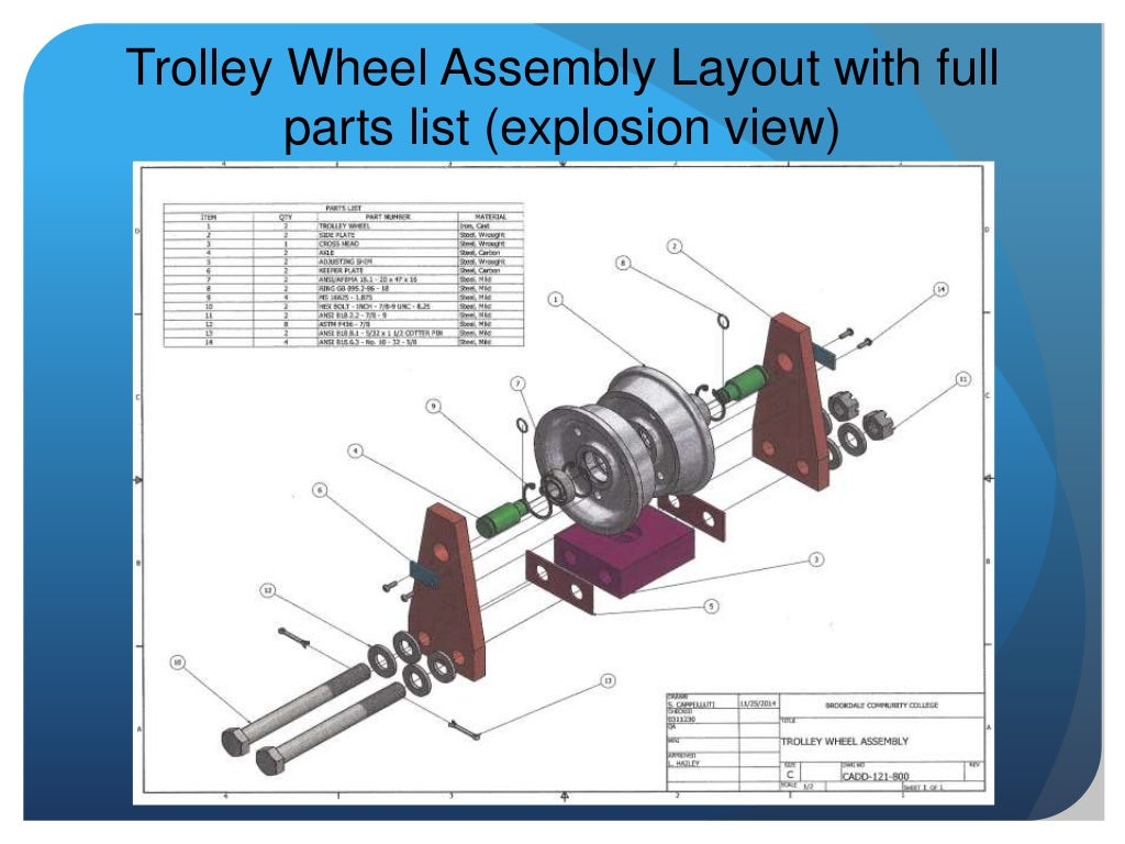 Trolley Wheel Assembly