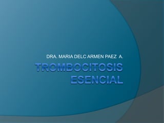 DRA. MARIA DELC ARMEN PAEZ A.
 