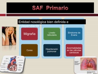 SAF PrimarioEntidad nosológica bien definida e independiente