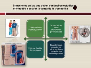 Se vincula con aumento en el riesgo de enfermedad trombótica por varias razones:Aumento de la estasis y de la viscosidad de la sangre.Aumento en la concentración de fibrinógenoIncremento del factor VIII y otros factores de la coagulaciónDisminución de la fibrinólisis, de la proteína S y de los valores de la antitrombina III.Embarazo