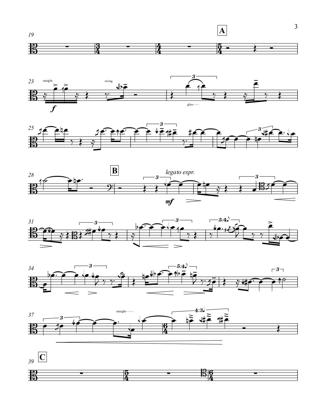 Trombone quartet
