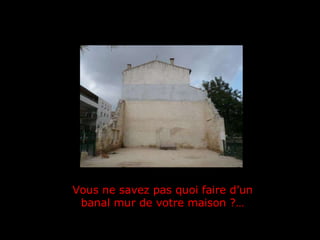 Vous ne savez pas quoi faire d’un banal mur de votre maison ?… 