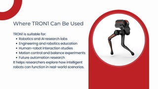 TRON1 Multi-Modal Biped Robot | Future of Humanoid Robotics | PDF