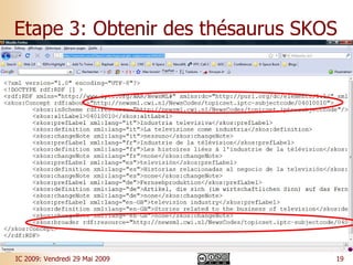 Explorer des actualités multimédia dans le Web de données