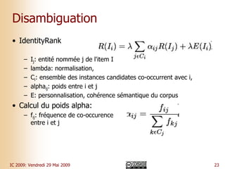 Explorer des actualités multimédia dans le Web de données