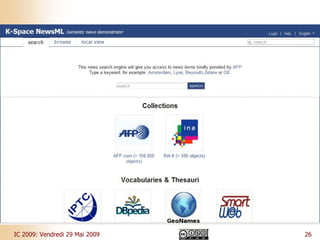 Explorer des actualités multimédia dans le Web de données