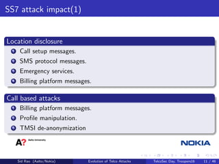 The known unknowns of SS7 and beyond | PDF