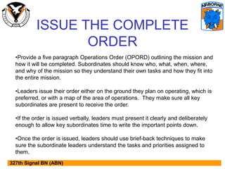 Bn Opord Example TroopLead militarycategory for human.ppt