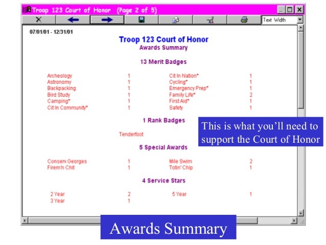 Troop 51 Troopmaster Software Overview