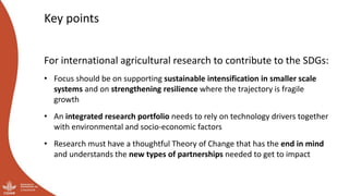 And what should we do today? Developing a research-for-development agenda for livestock