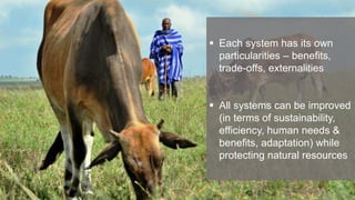 Sustainable livestock—Integrated approaches for multiple benefits
