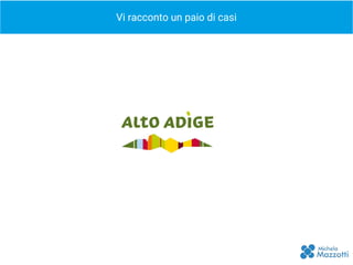 Vi racconto un paio di casi
BLOGGING
 