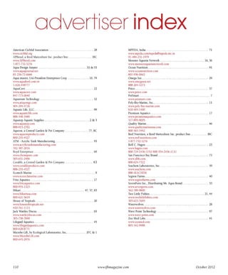 Tropical fish hobbyist october 2012