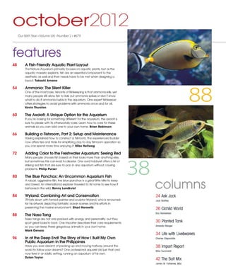 Tropical fish hobbyist october 2012