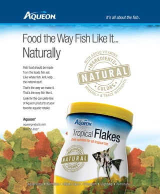 Tropical fish hobbyist october 2012