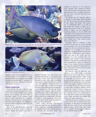 Tropical fish hobbyist october 2012