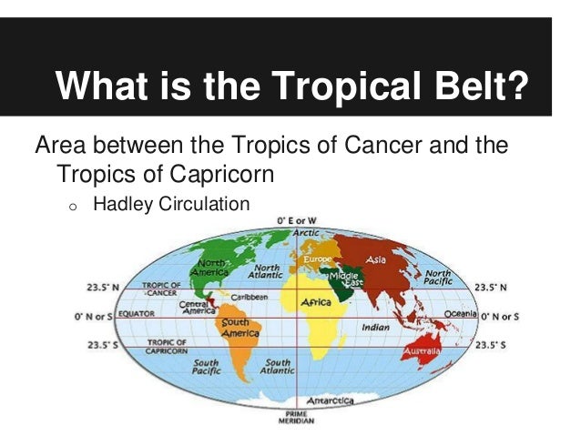 Tropical belt