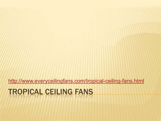 Tropical ceiling fans http://www.everyceilingfans.com/tropical-ceiling-fans.html 