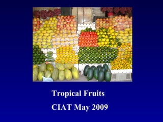 Tropical Fruits CIAT May 2009 