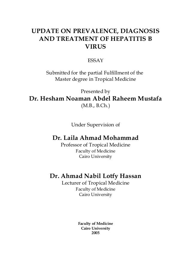 Computer master thesis paper for diagnosis