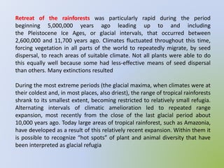 Tropical rain forest extent and characteristics | PPTX