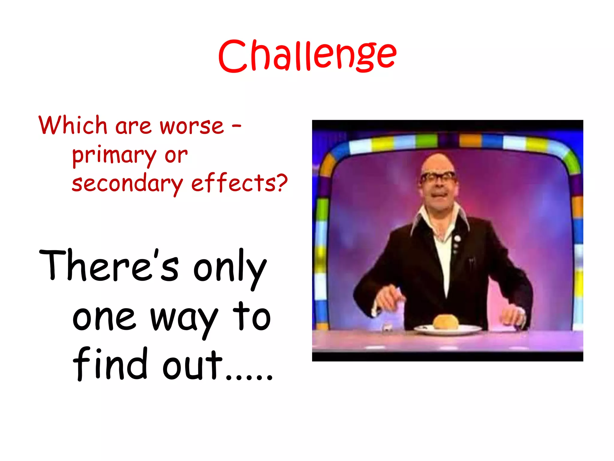 How Could We Categorise These Effects?