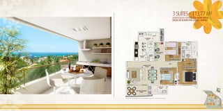 3 SUÍTES - 113,77 M²




                                                                               A sugestão de planta é opcional. Disponibilidade sujeita ao cronograma de obras. * “Kit gourmet” é opcional e vendido separadamente. Sua aquisição não está compreendida no preço da unidade. Confira o “kit gourmet” disponível para sua unidade no memorial descritivo.
                                                                                                                                                                                                                                                                                                                                                                                                                                                                         APARTAMENTO PADRãO cOM HOME OFFICE.
                                                                                                                                                                                                                                                                                                                                                                                                                                                                         OPÇãO DE PLANTA POR CARLOS CAMPELO




                                                                                                                                                                                                                                                                                                                                                                                                                   *

Perspectiva ilustrada da Varanda Gourmet* do apartamento padrão de 3 suítes.




                                                                                                                                                                                                                                                                                                                                                           Ilustração artística do apartamento de 3 suítes opção padrão com Home Office - 113,77 m² de área privativa.
 
