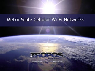 Metro-Scale Cellular Wi-Fi Networks 