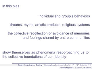 in this bias 
individual and group’s behaviors 
dreams, myths, artistic products, religious systems 
the collective recoll...