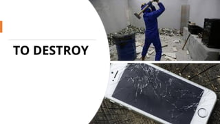 Destroy Slowly Example TROUBLE IN THE JUNGLE vocabulary practise.ppsx