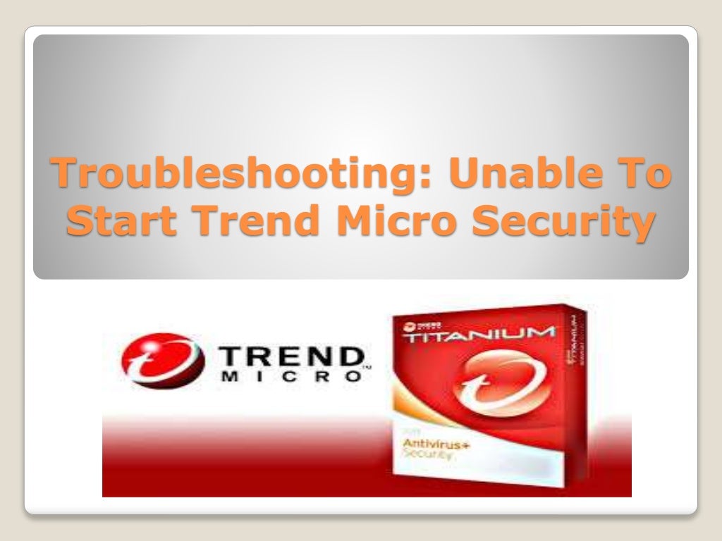 Trend micro unable to complete update - dengeorgia