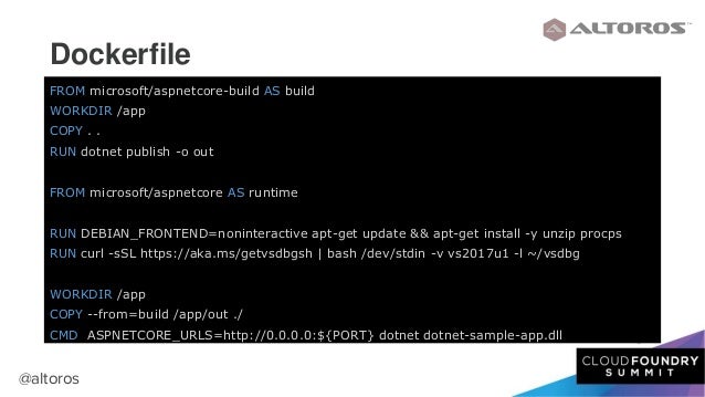 Troubleshooting .NET Applications on Cloud Foundry