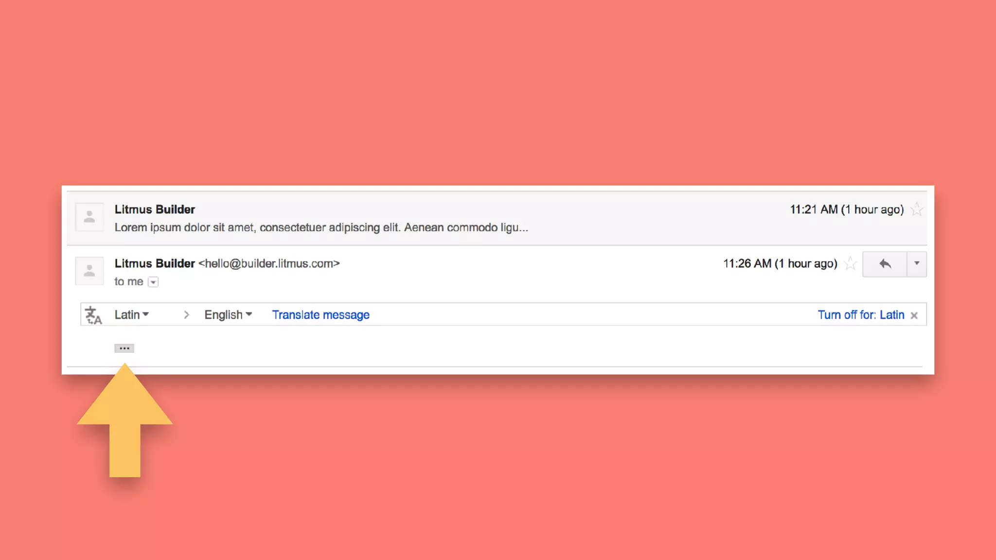 Full Email Not Shown
in Gmail
 