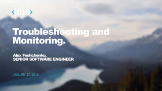 Microsoft Azure. Troubleshooting and monitoring. | PPTX