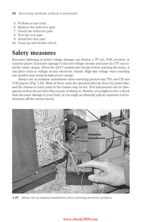 Troubleshooting And Repairing Consumer Electronics Without A  Schematic-3rd-Edition By Homer Davidson.pdf